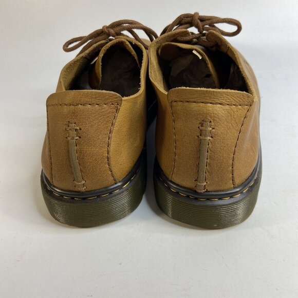 Dr. Martens Leather Bexley Air Wair Oxford Tan Lace Up Mens Shoes Doc 12 AW0004 - Picture 9 of 13